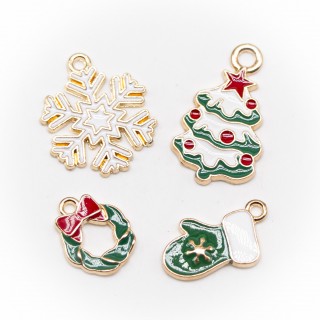 Новогодние подвески, микс 4шт SKF-95/2